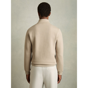 REISS ASHBY Half Zip Funnel Neck Jumper